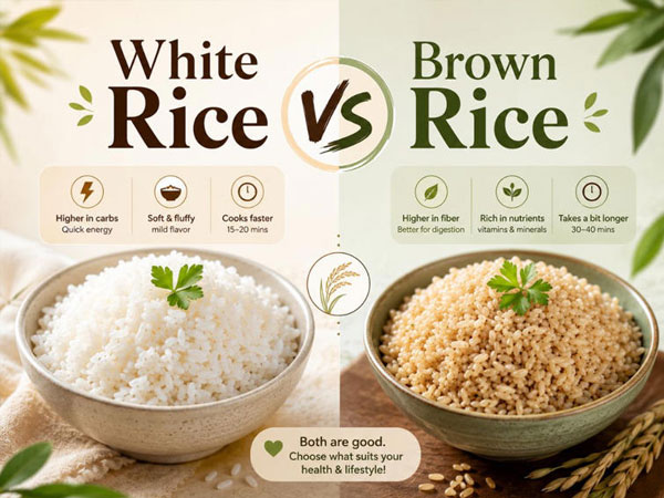 White rice vs brown rice: What experts want you to know - Decoding the benefits, side effects, and nutritional breakdown