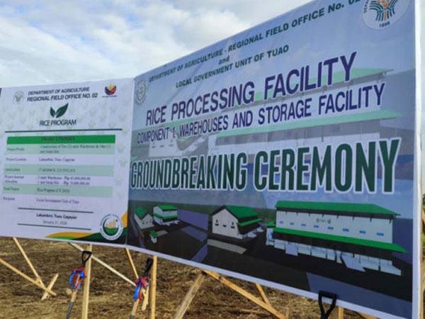 First rice processing center in Tuao to benefit nearly 4,500 farmers in Cagayan