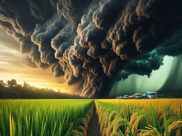 Floods and overlap in El Nino/La Nina meet cautious markets while dollar scrutinized after rate cuts